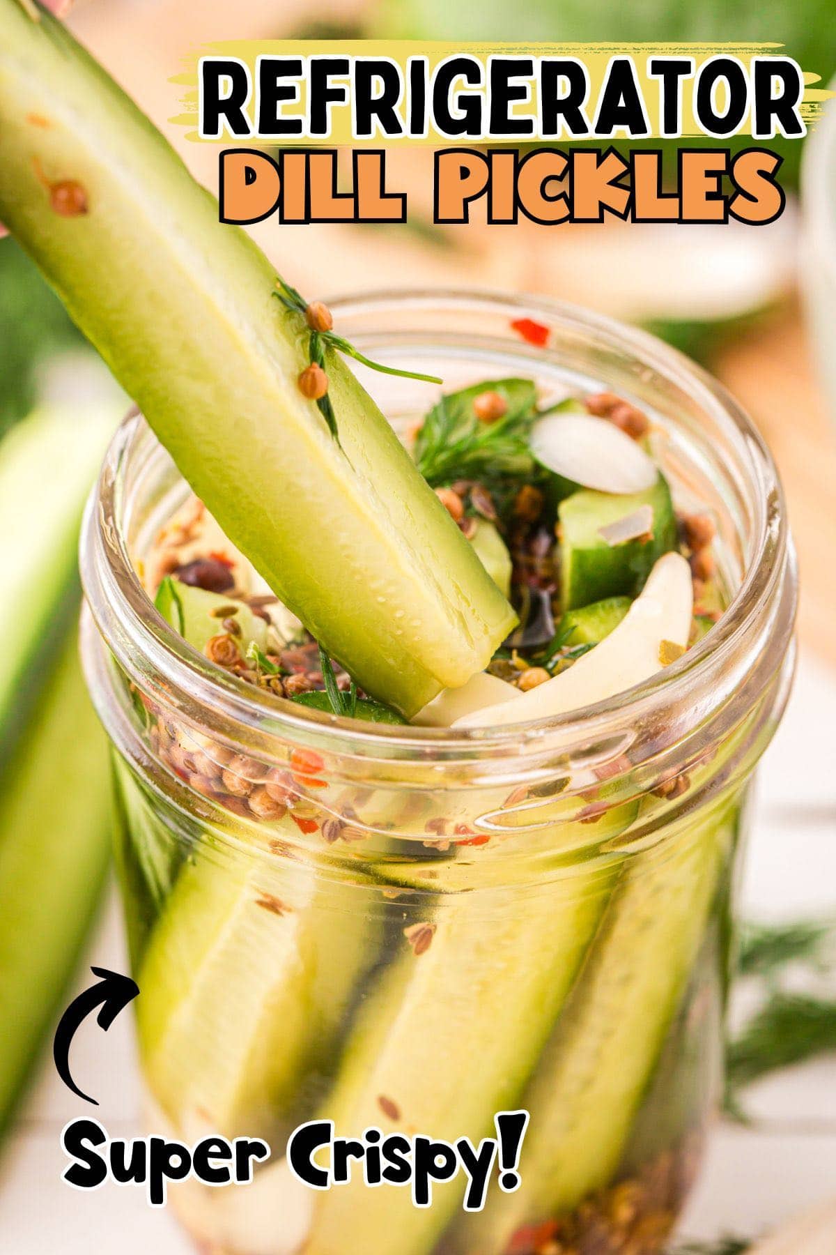 refrigerator dill pickles pins.