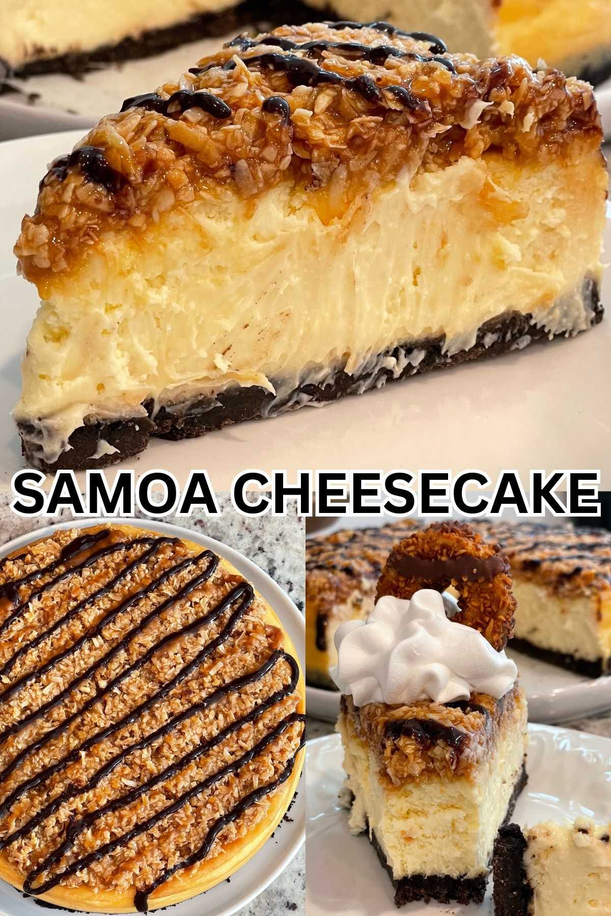 samoa cheesecake pin.