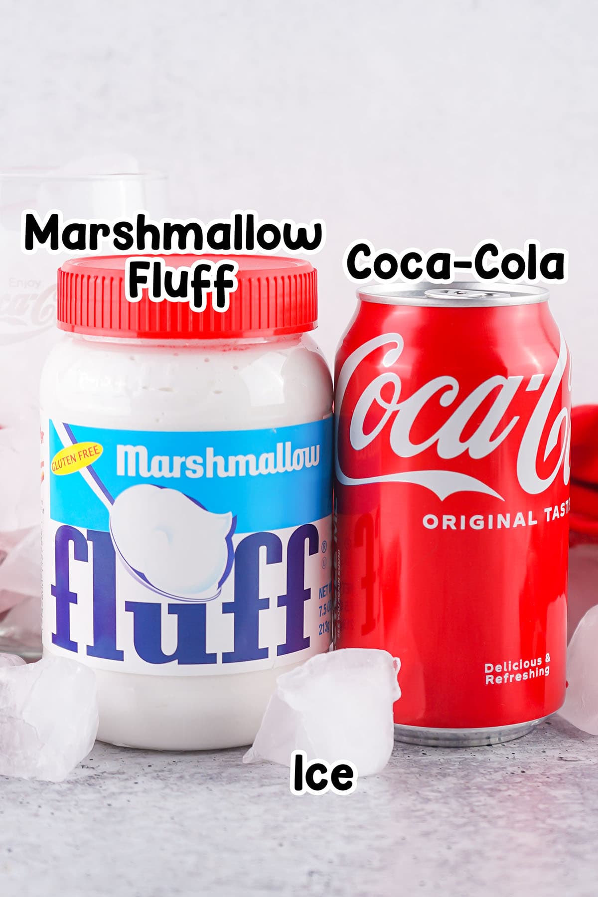 Fluffy Coke ingredients.