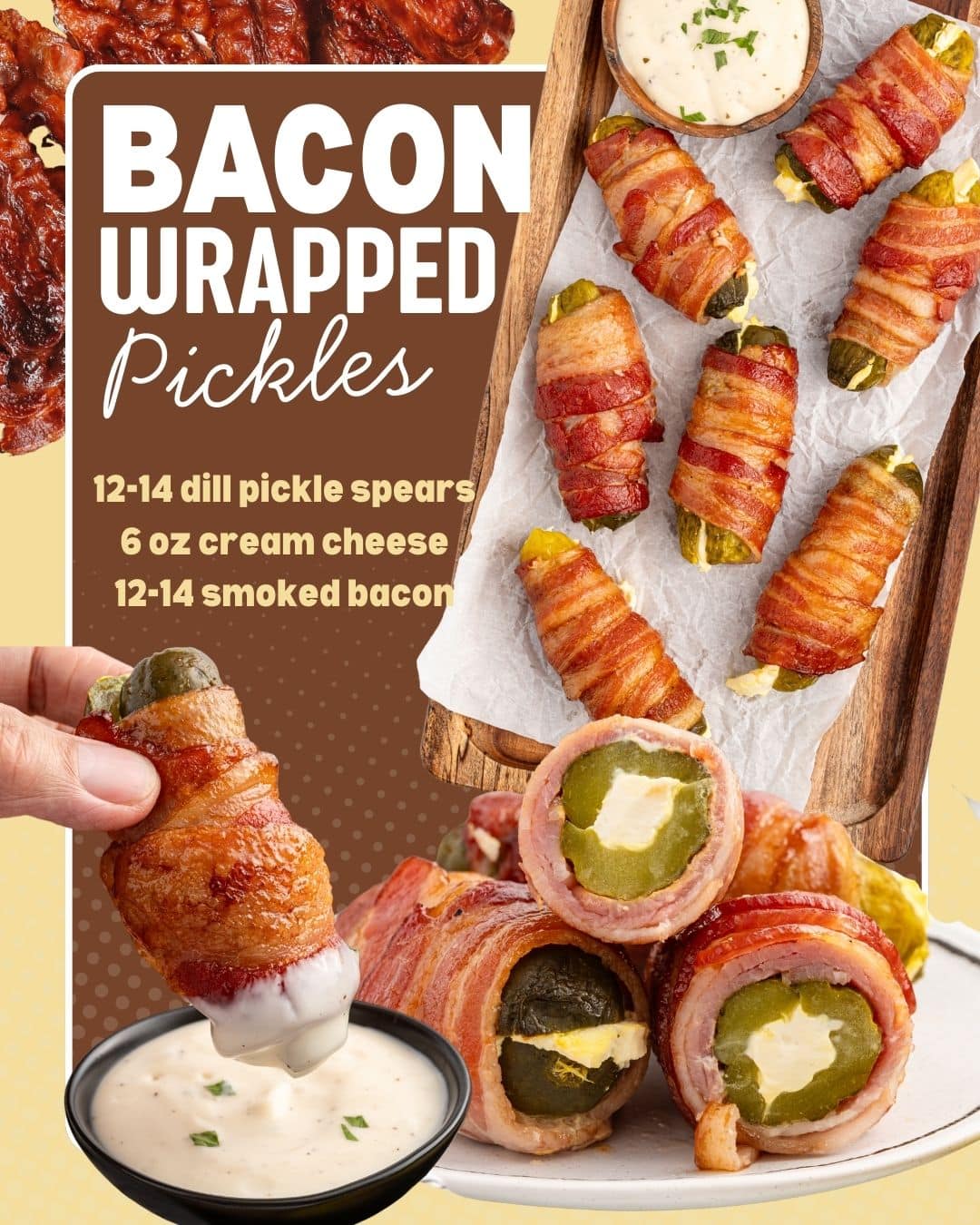 v5 Bacon Wrapped Pickles.