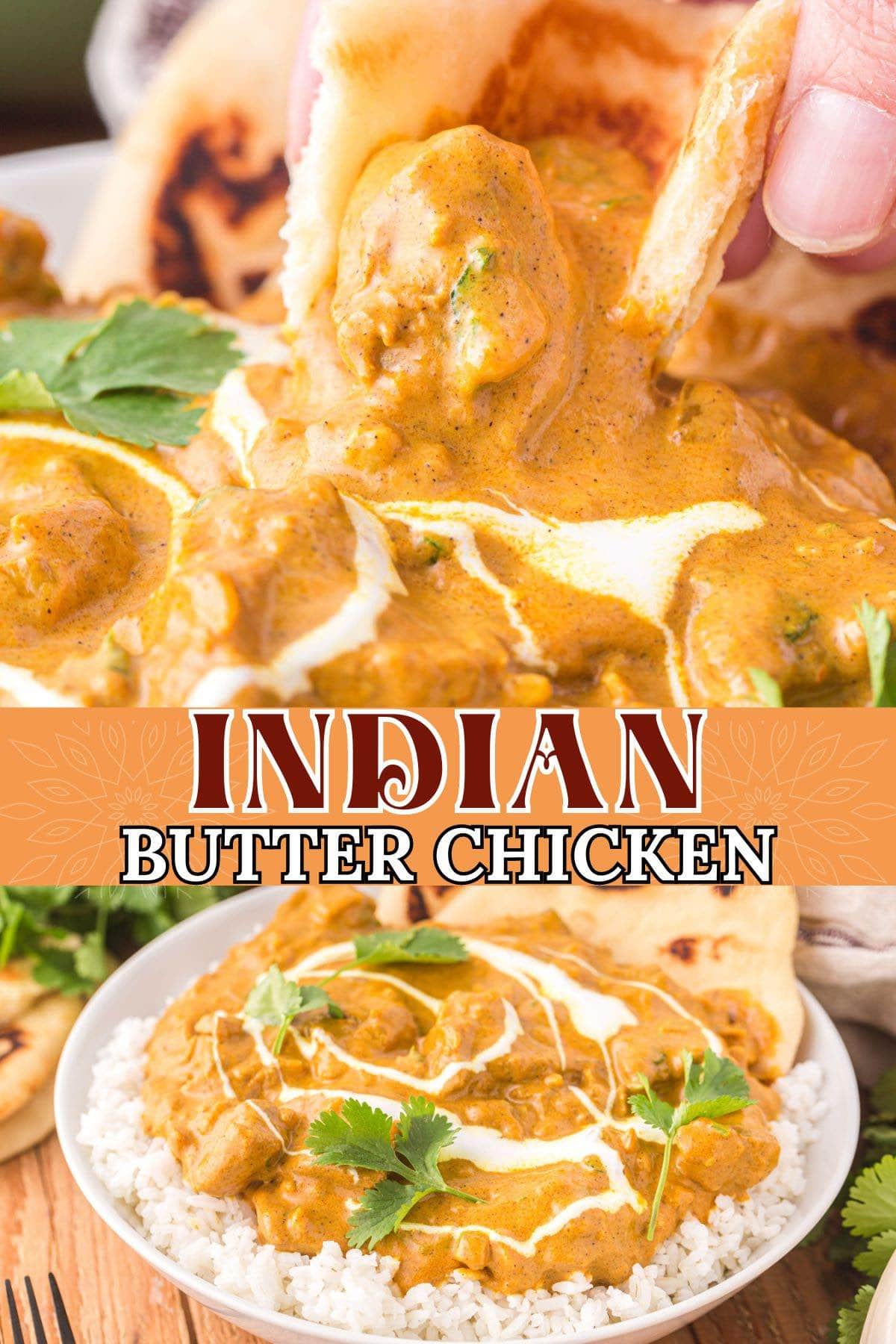 indian butter chicken pin.