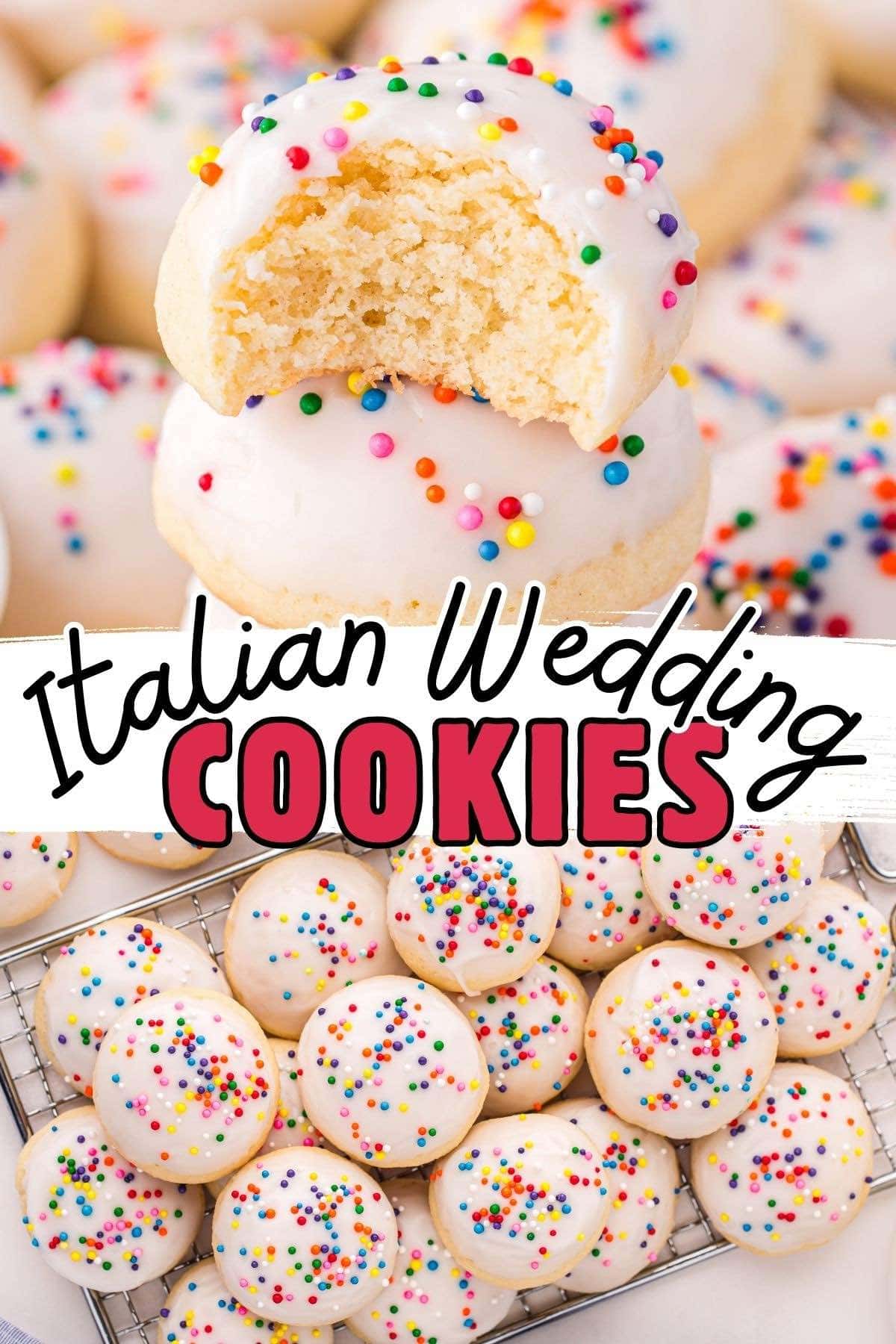 italian wedding cookies pin.