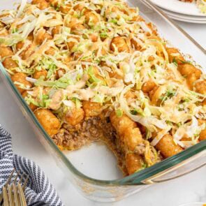 big mac tater tot casserole.