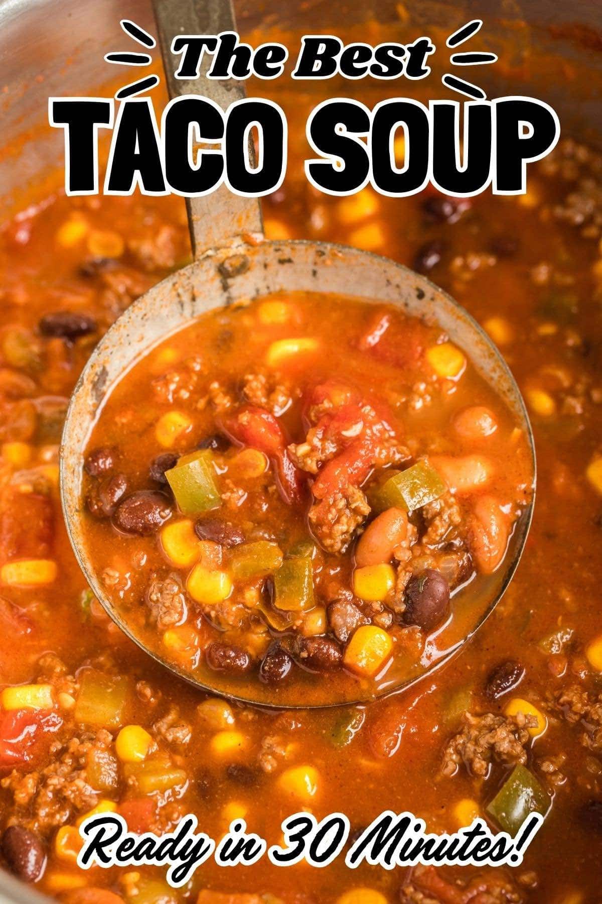 taco soup pin