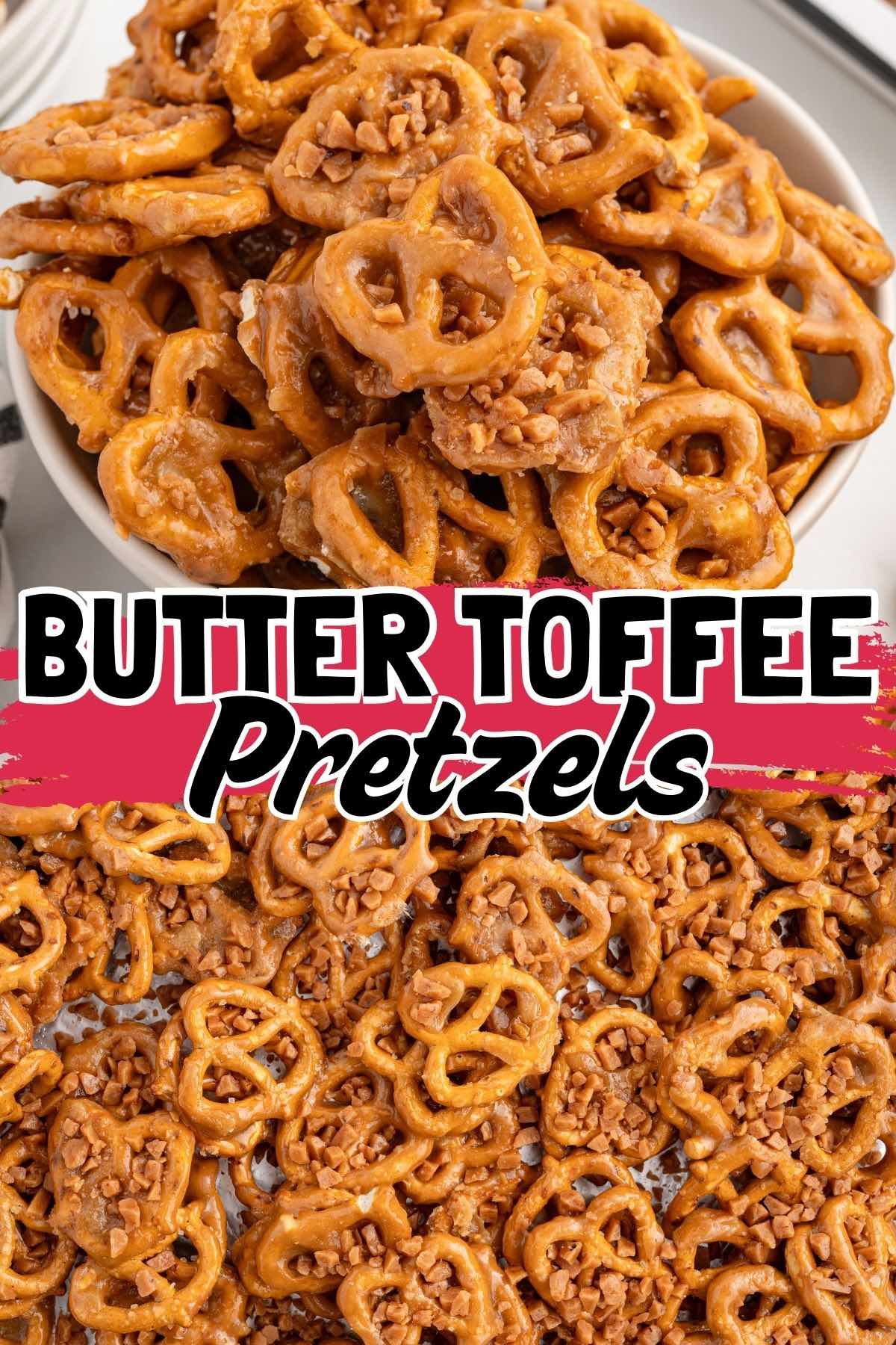 butter toffee pretzels pin.