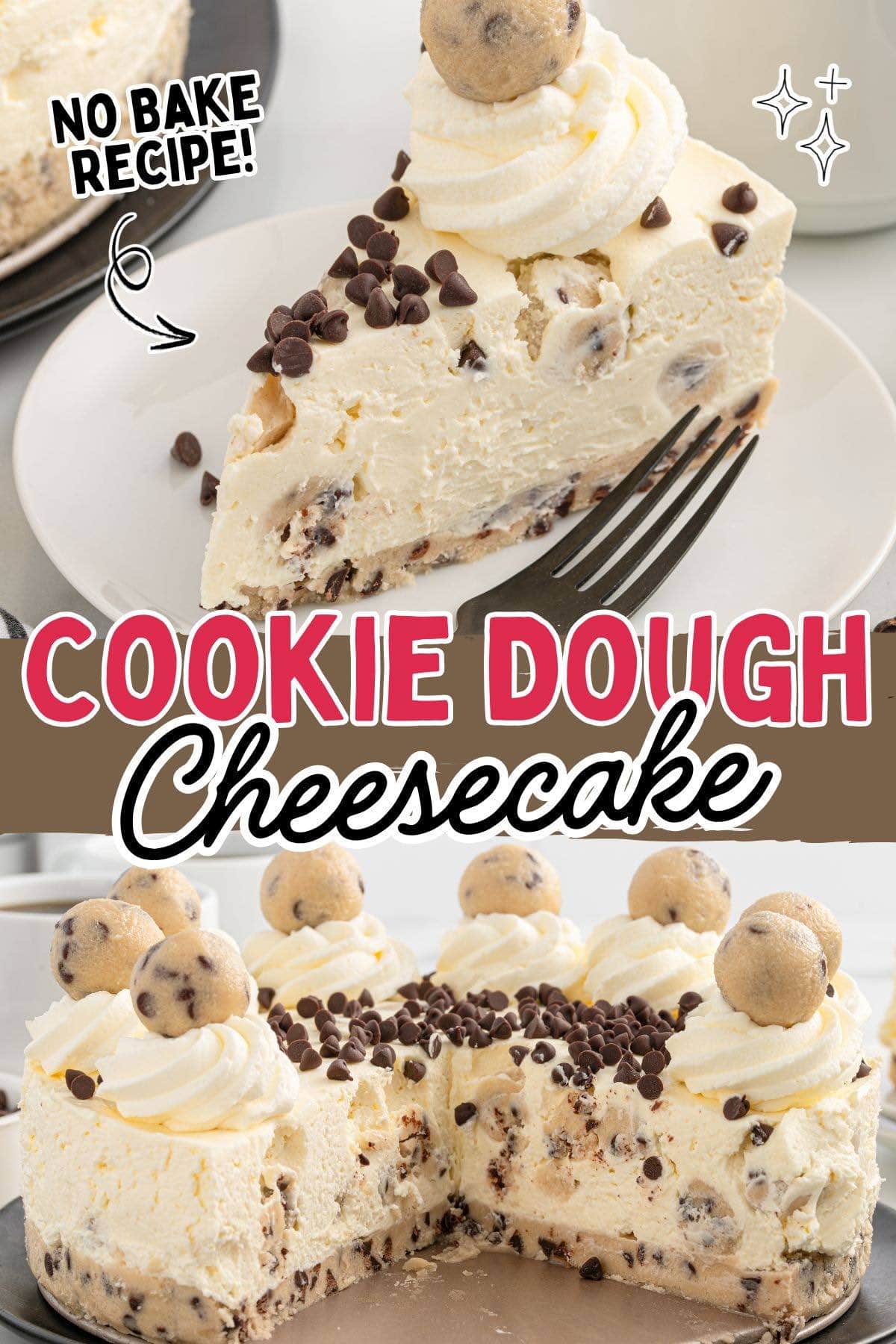 cookie dough cheesecake pin.