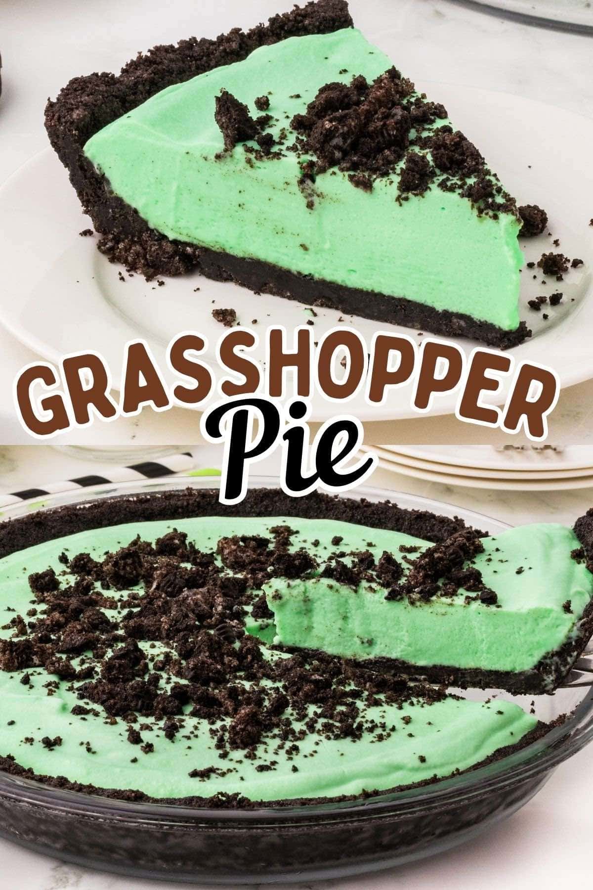 grasshopper pie pin.