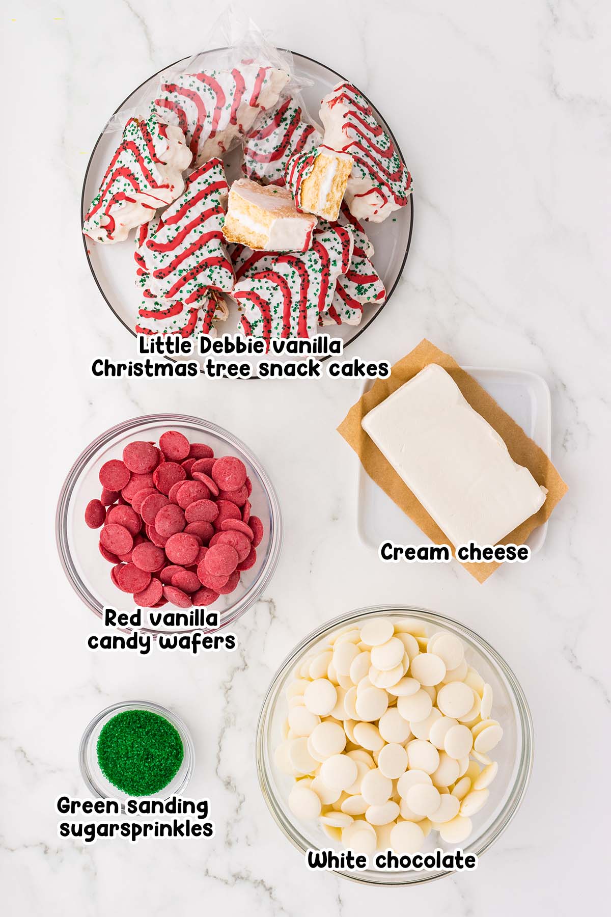 little debbie christmas tree cake balls ingredients.