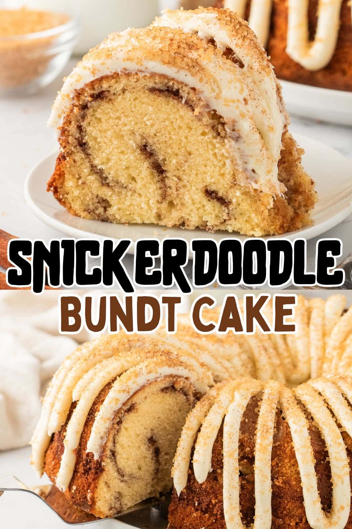 snickerdoodle bundt cake pin.