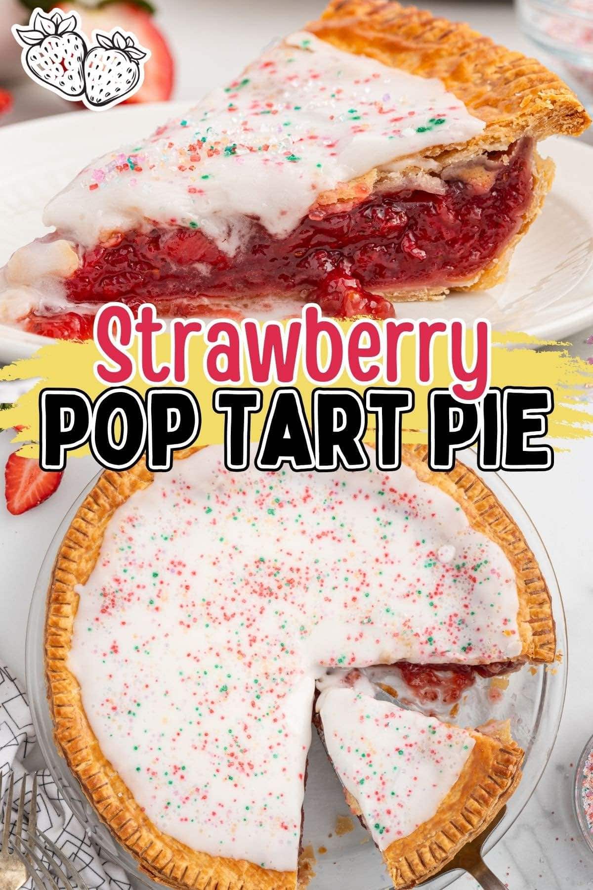 strawberry pop tart pie pin.