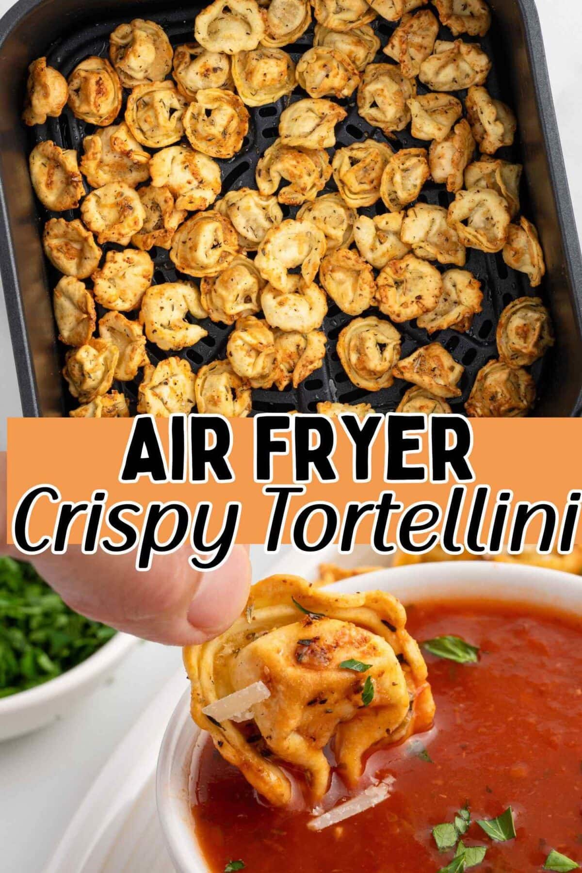 air fryer tortellini pin.