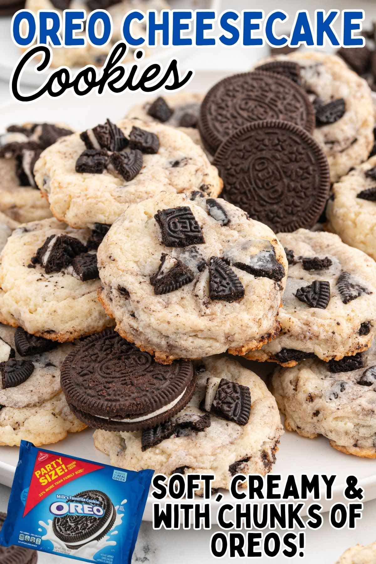 oreo cheesecake cookies pin.