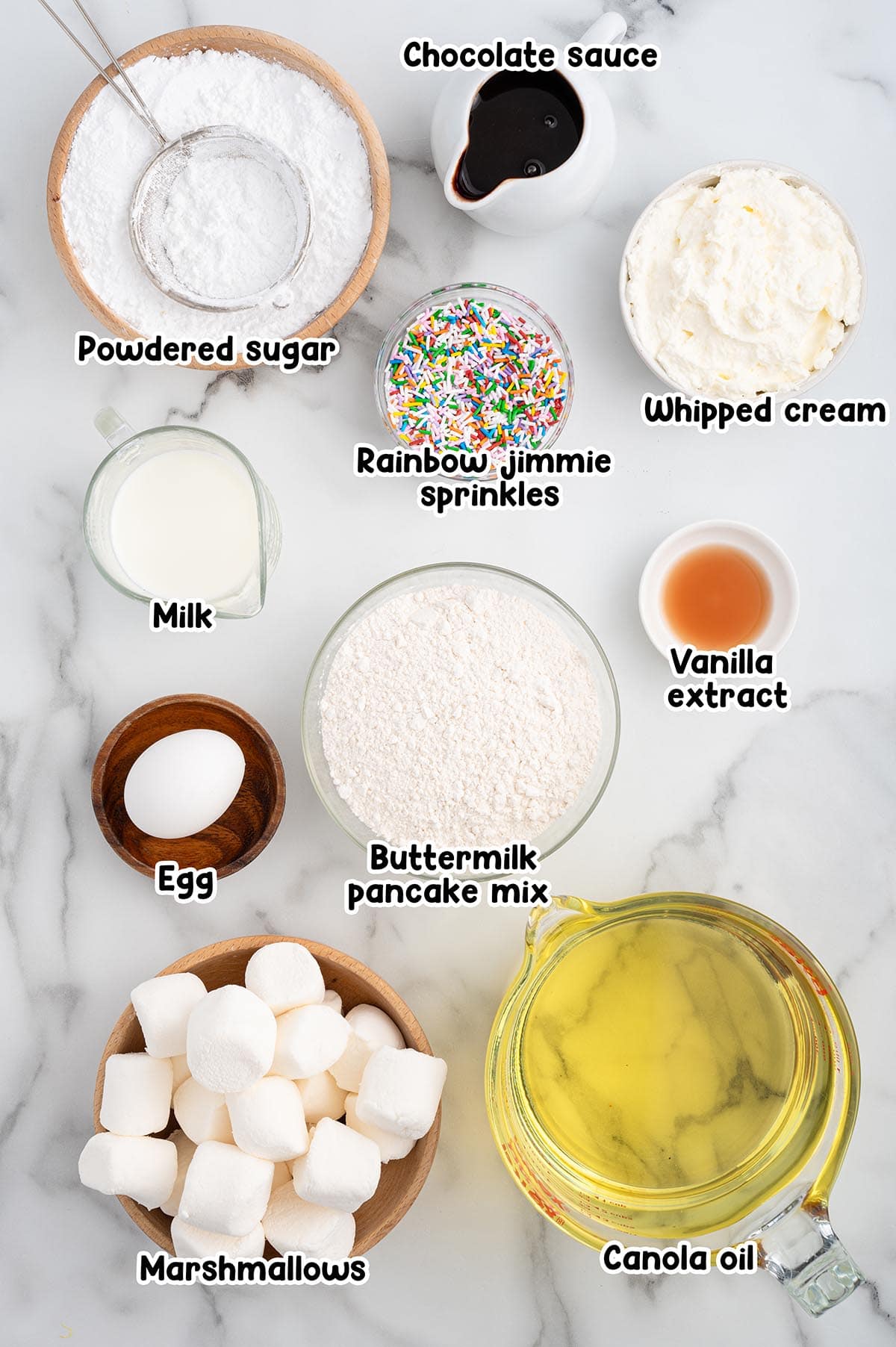 deep fried marshmallows ingredients.