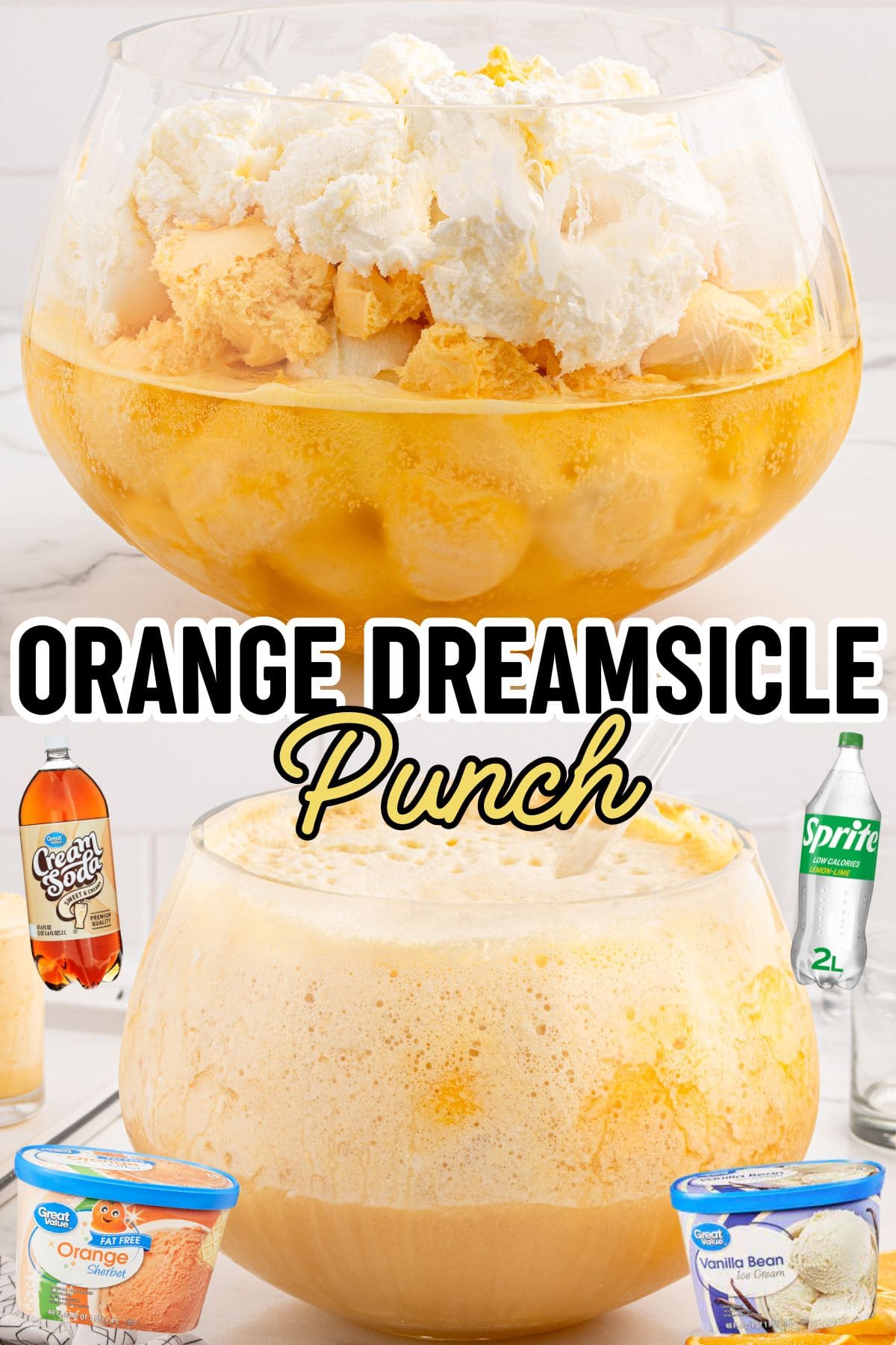 orange dreamsicle punch pin.