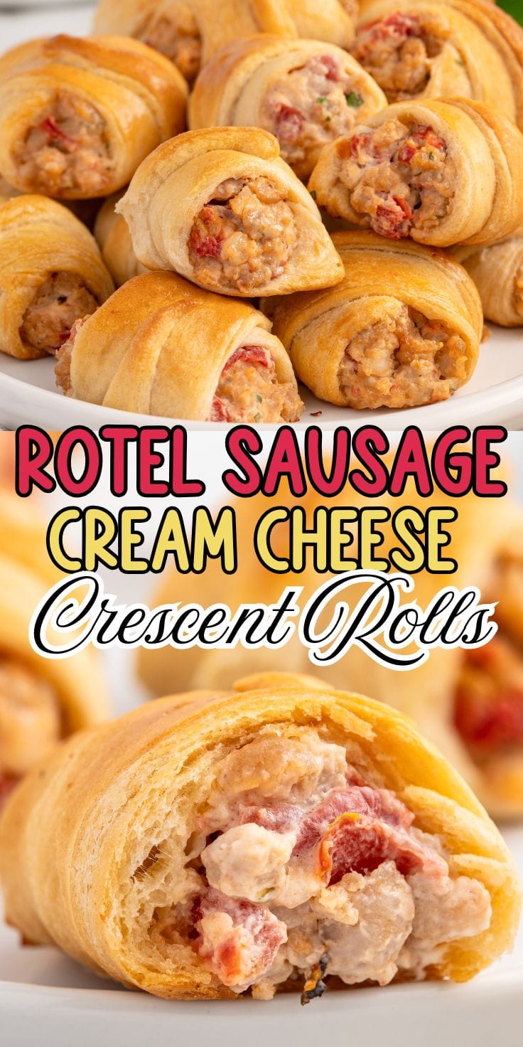 rotel sausage cream cheese crescent rolls.