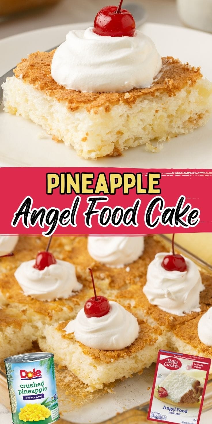 pineapple angel food cake pin.