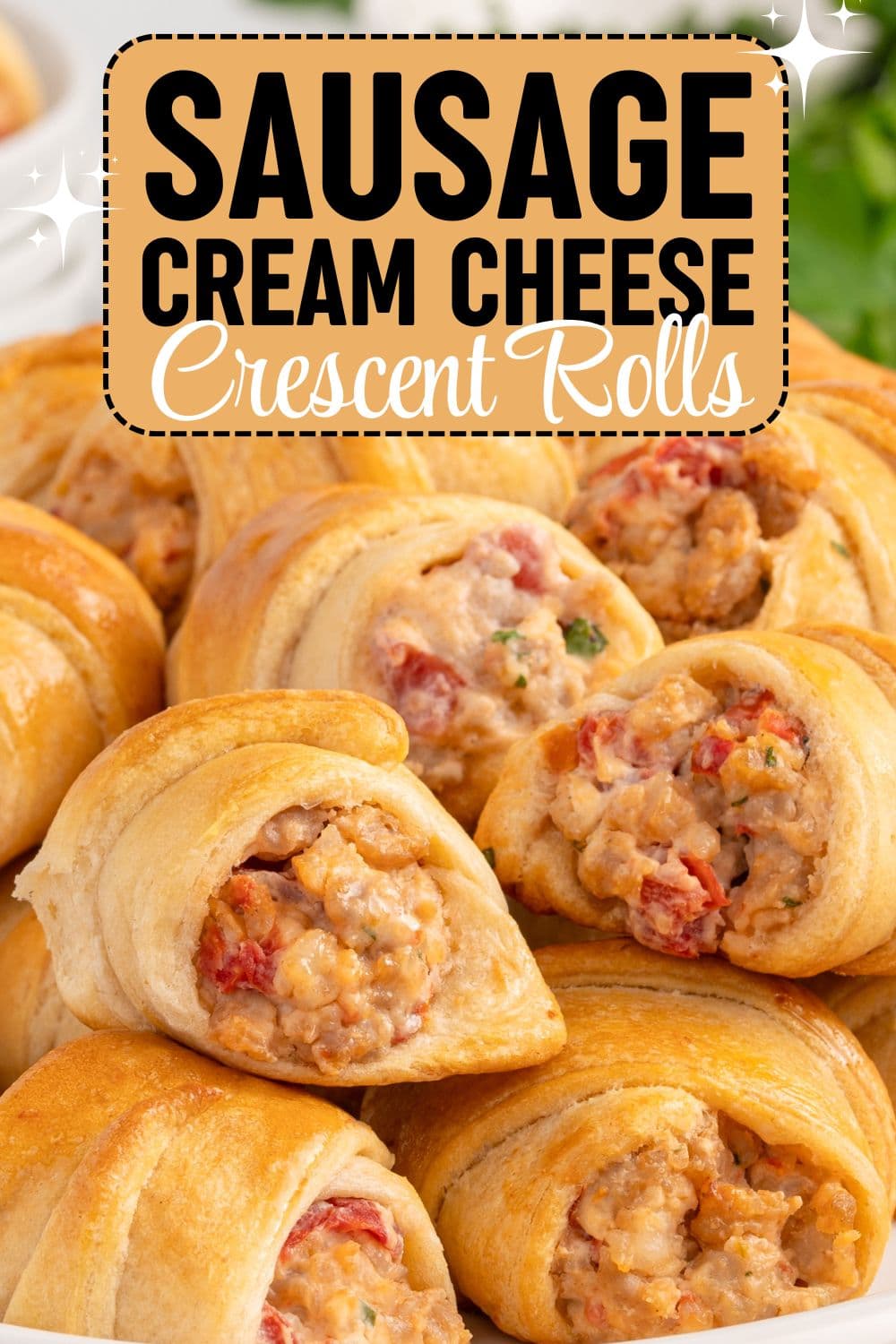 Sausage Cream Cheese Crescent Rolls Pin 1