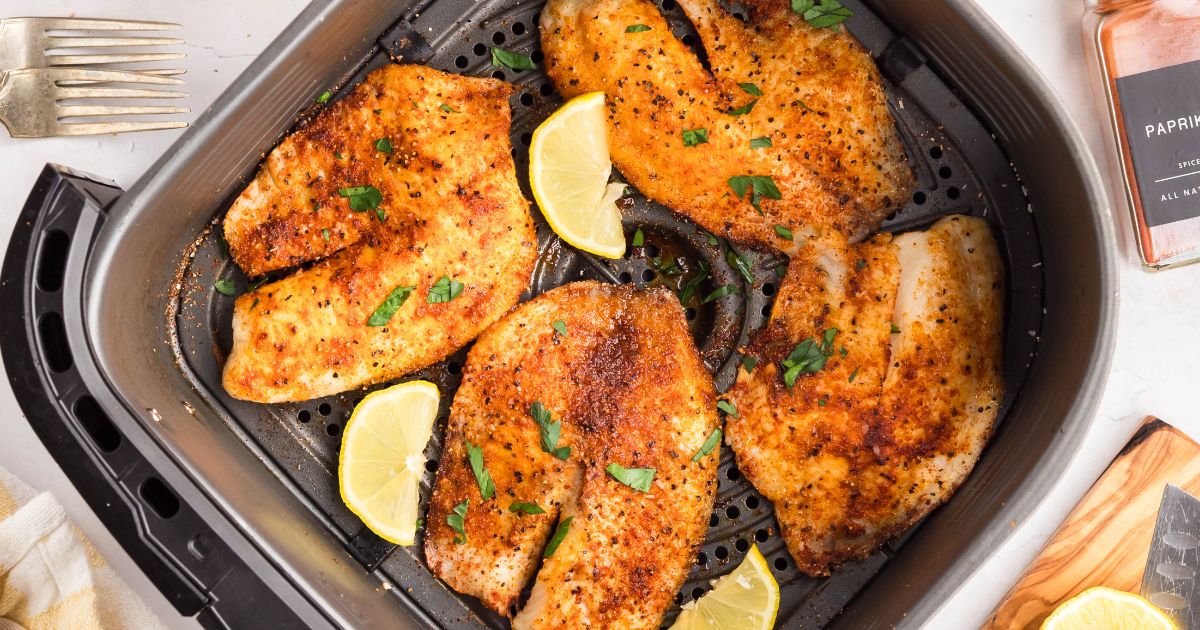Air Pima Fish Air Fryer Tilapia (Ready in 7 Minutes) - Princess Pinky Girl