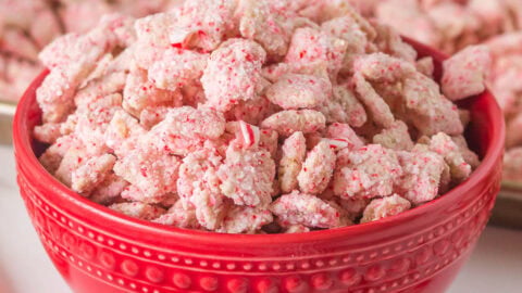 Peppermint Bark Puppy Chow (Muddy Buddies) - Princess Pinky Girl