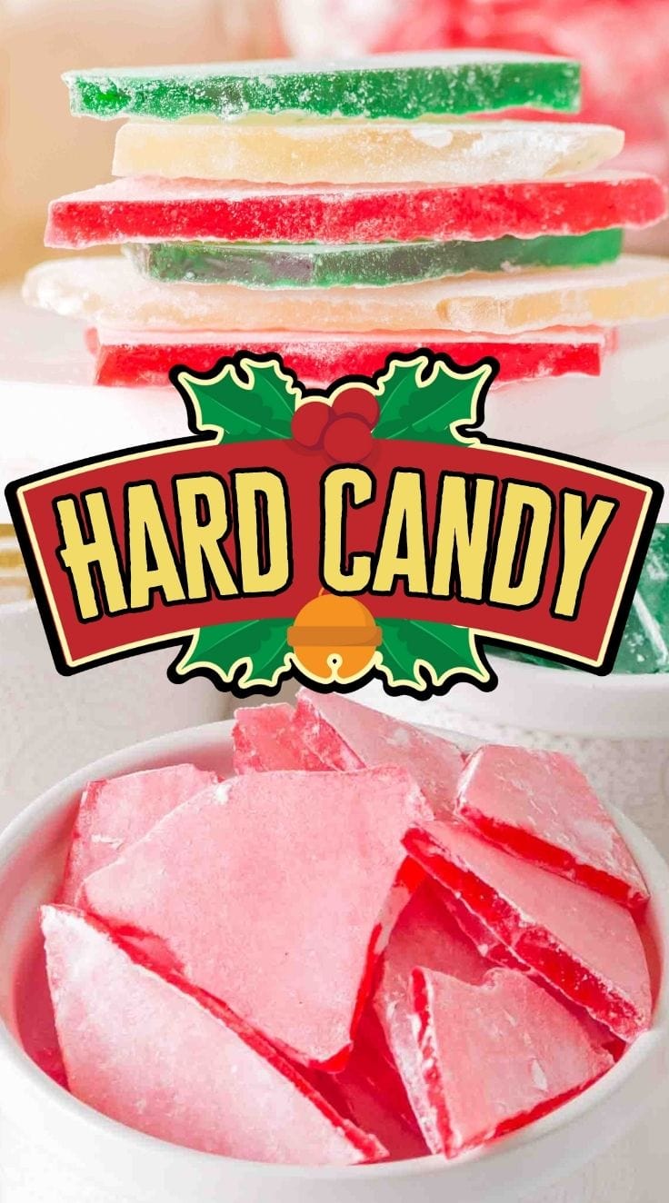 Colorful Hard Candy stacked on top of each other