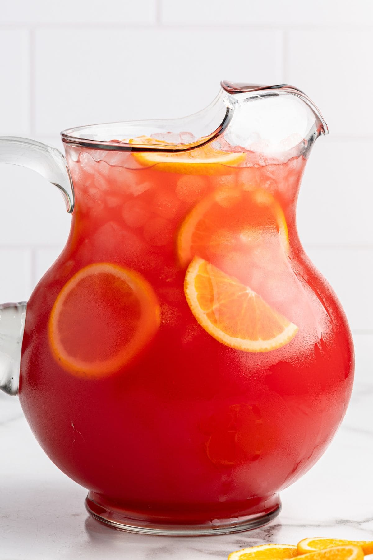 christmas morning punch in a jug. 