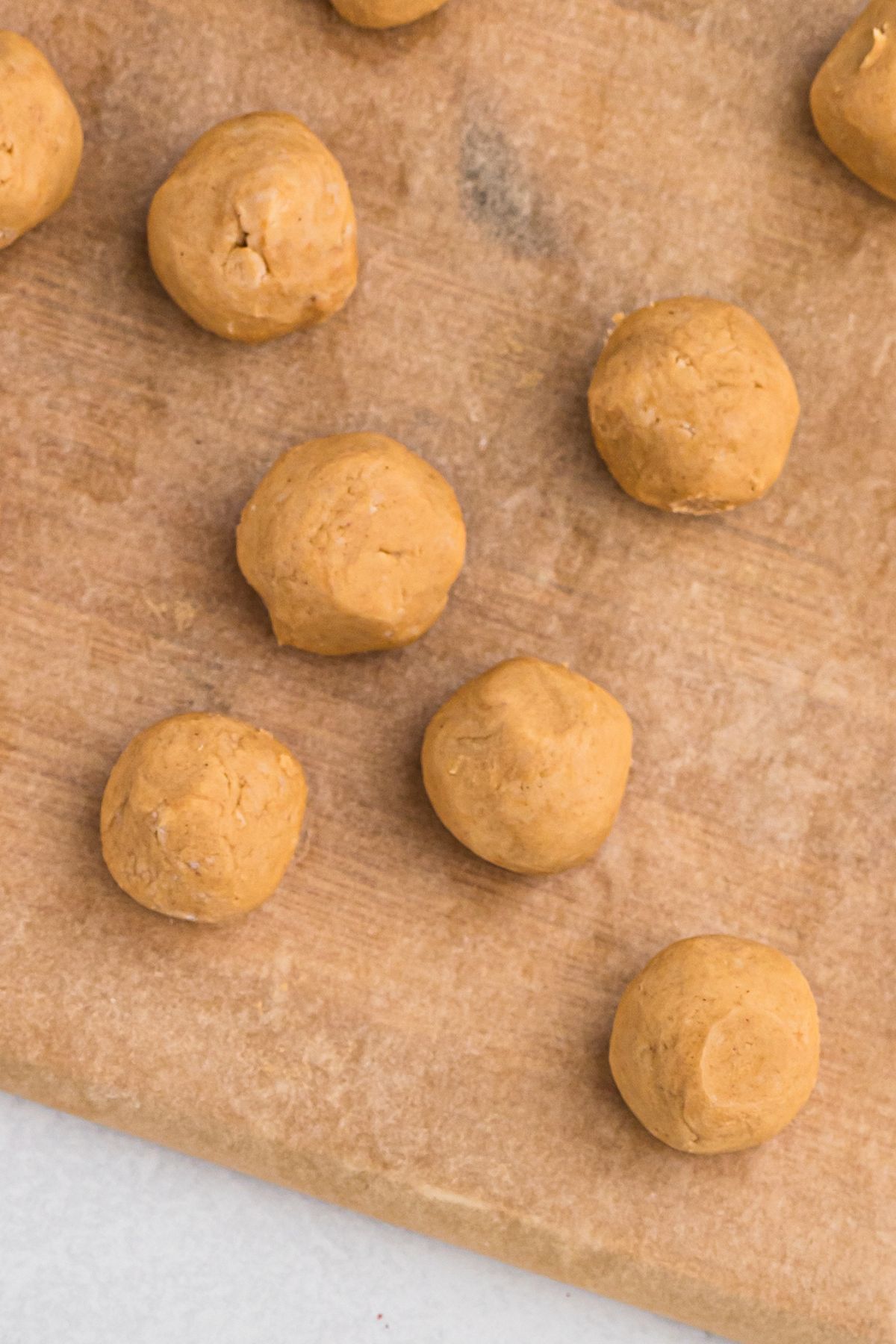 scoop and shape into balls. 