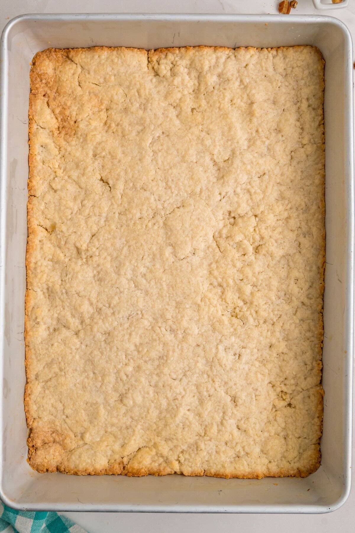 bake the crust in the pan. 