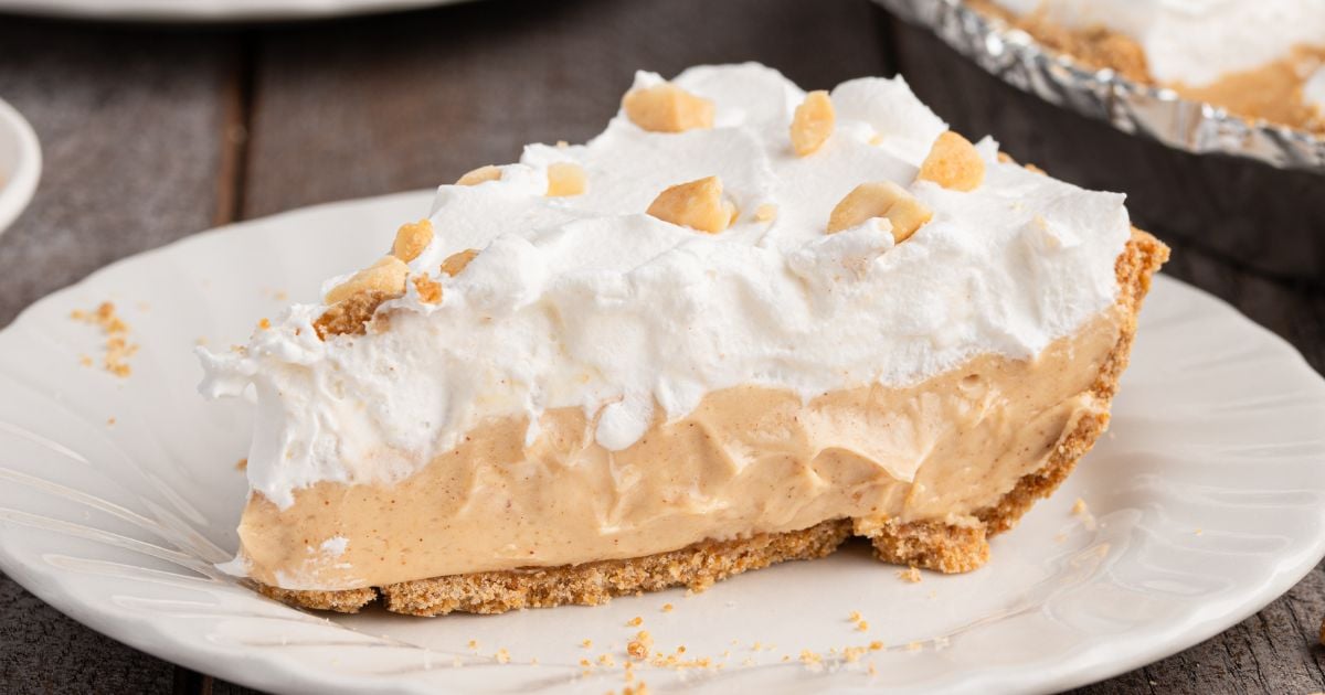 No Bake Peanut Butter Pie Recipe - Princess Pinky Girl