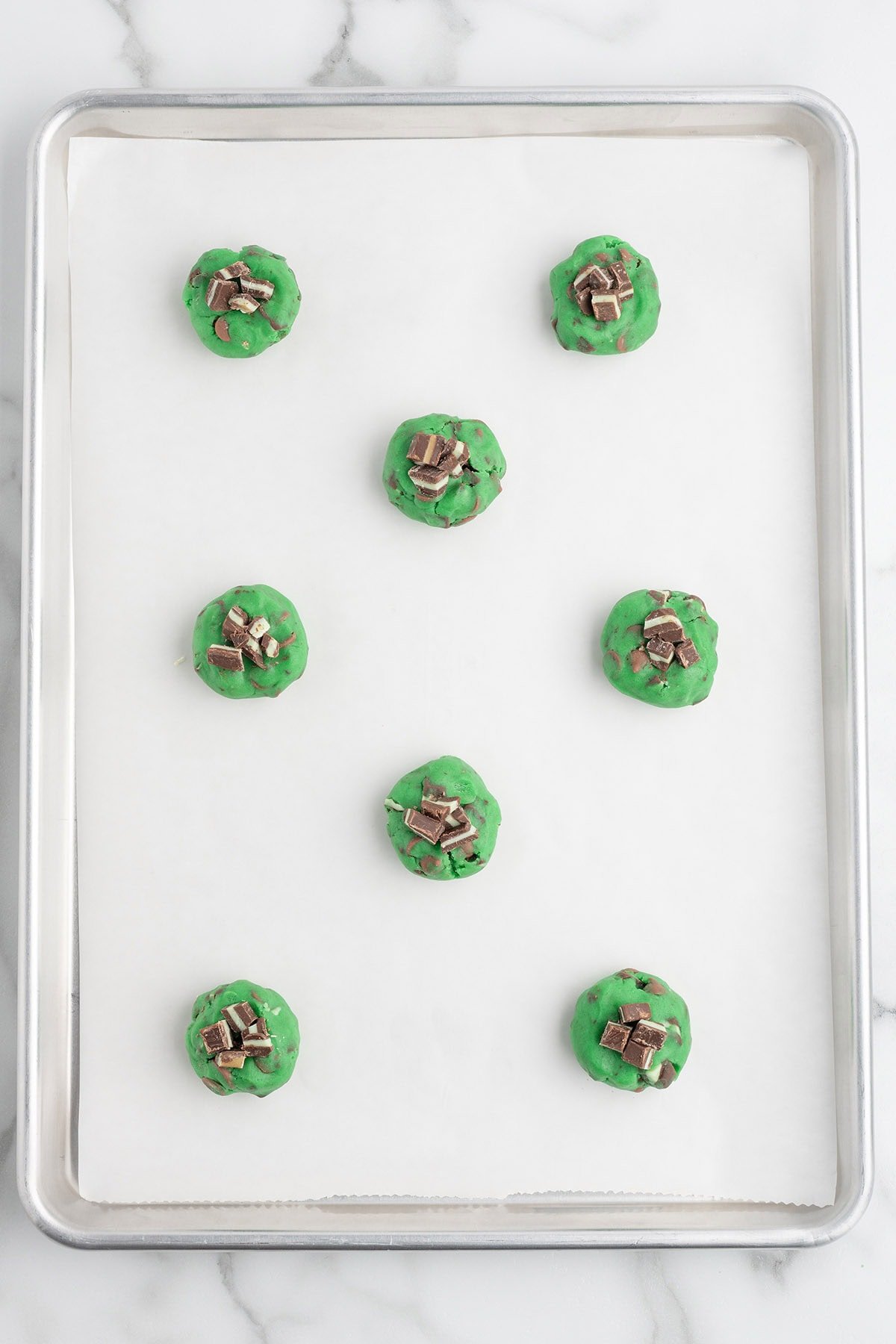 Scoop and place on baking sheet.