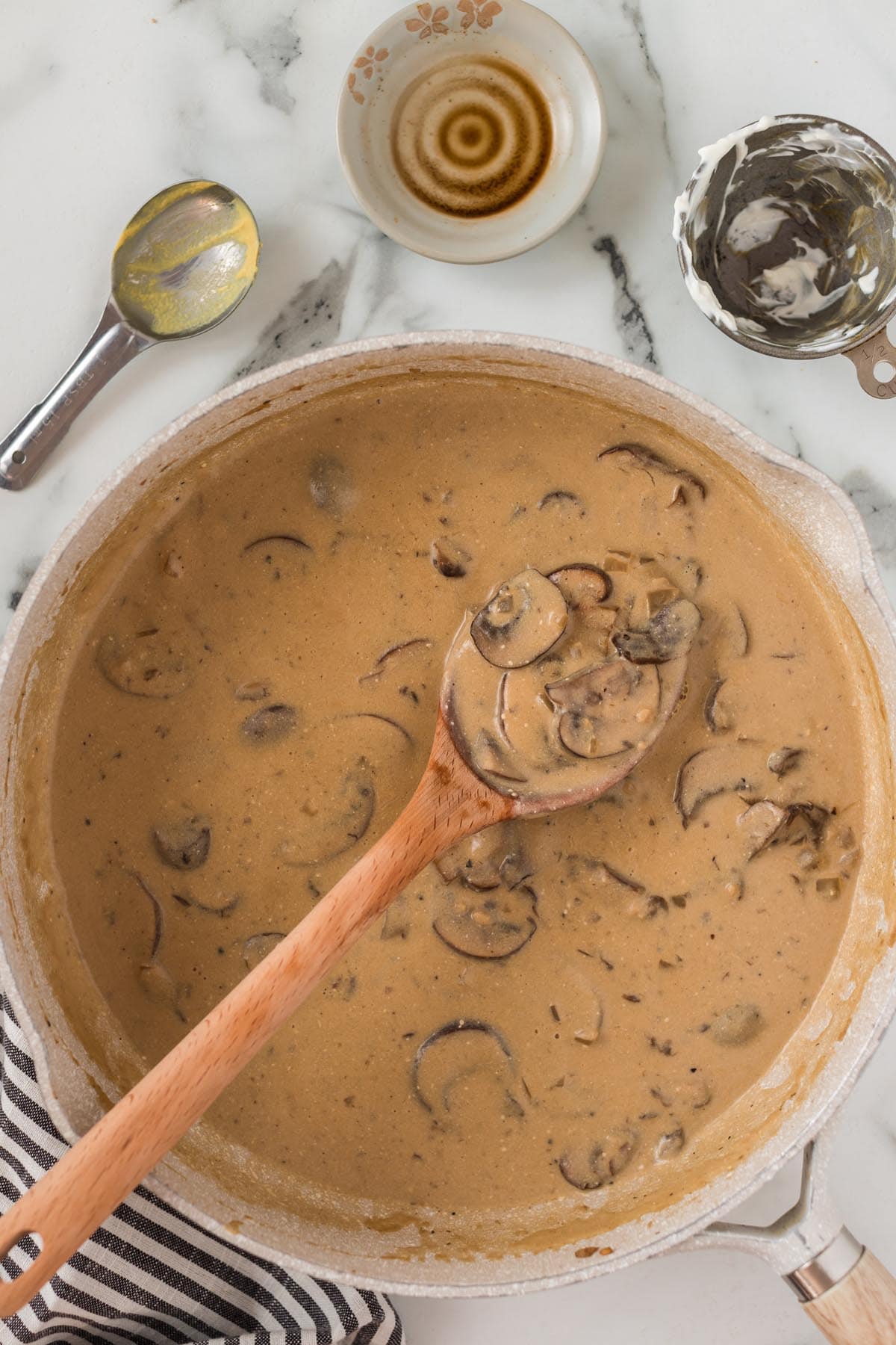 make the gravy in the skillet. 