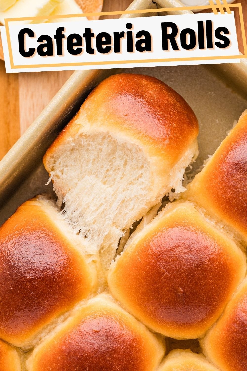 Lunch lady cafetaria rolls.