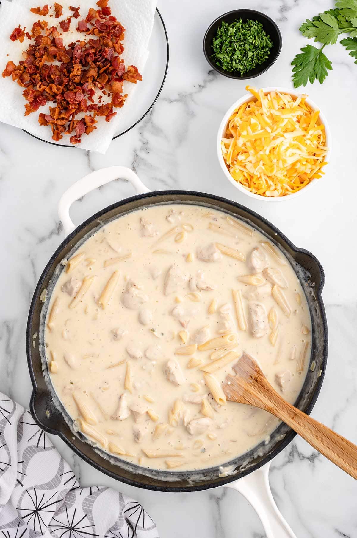 Stir in Cream Cheese and Soup