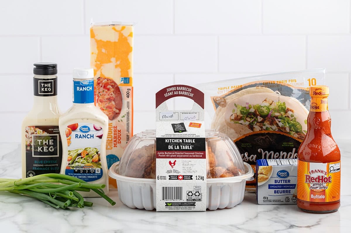 Buffalo chicken quesadilla Ingredients,