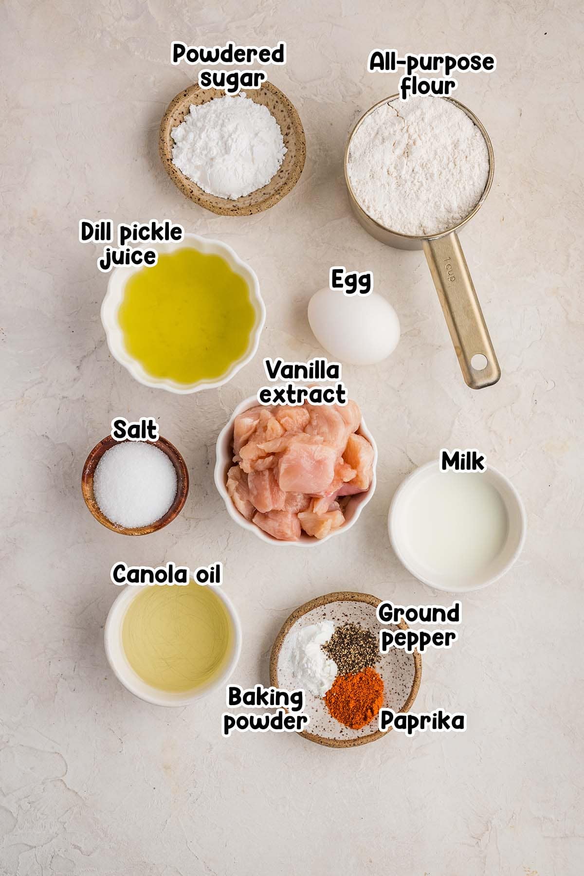 Chick fil a nuggets ingredients.