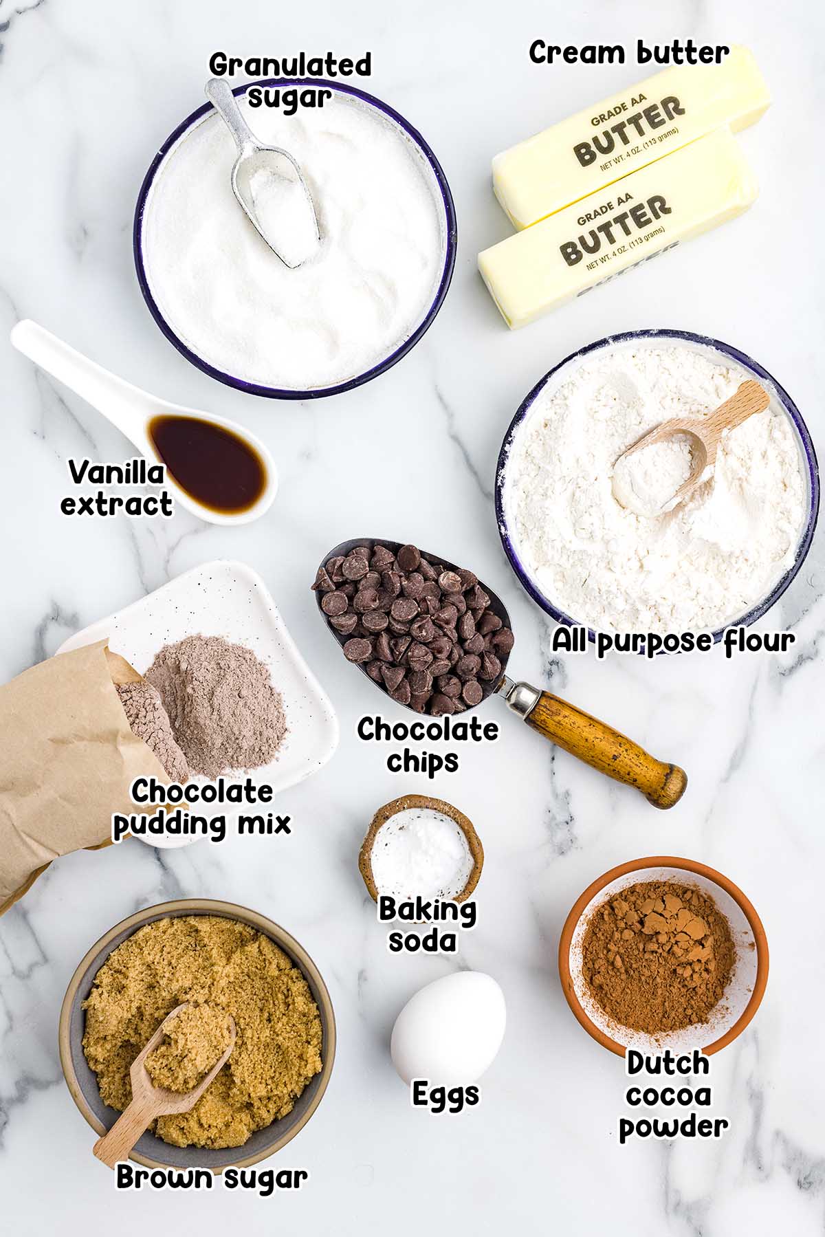 chocolate pudding cookies