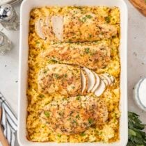 chicken and rice casserole.