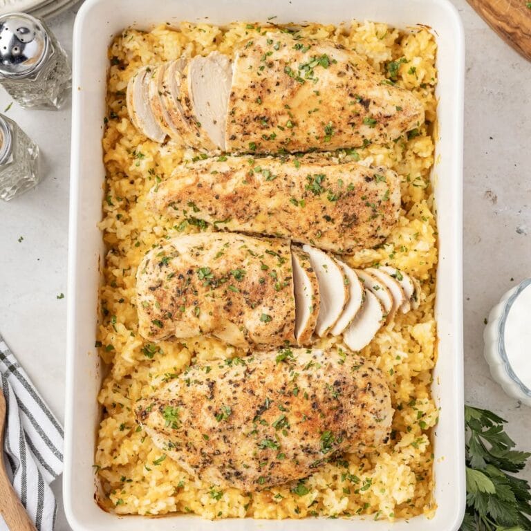 chicken and rice casserole.
