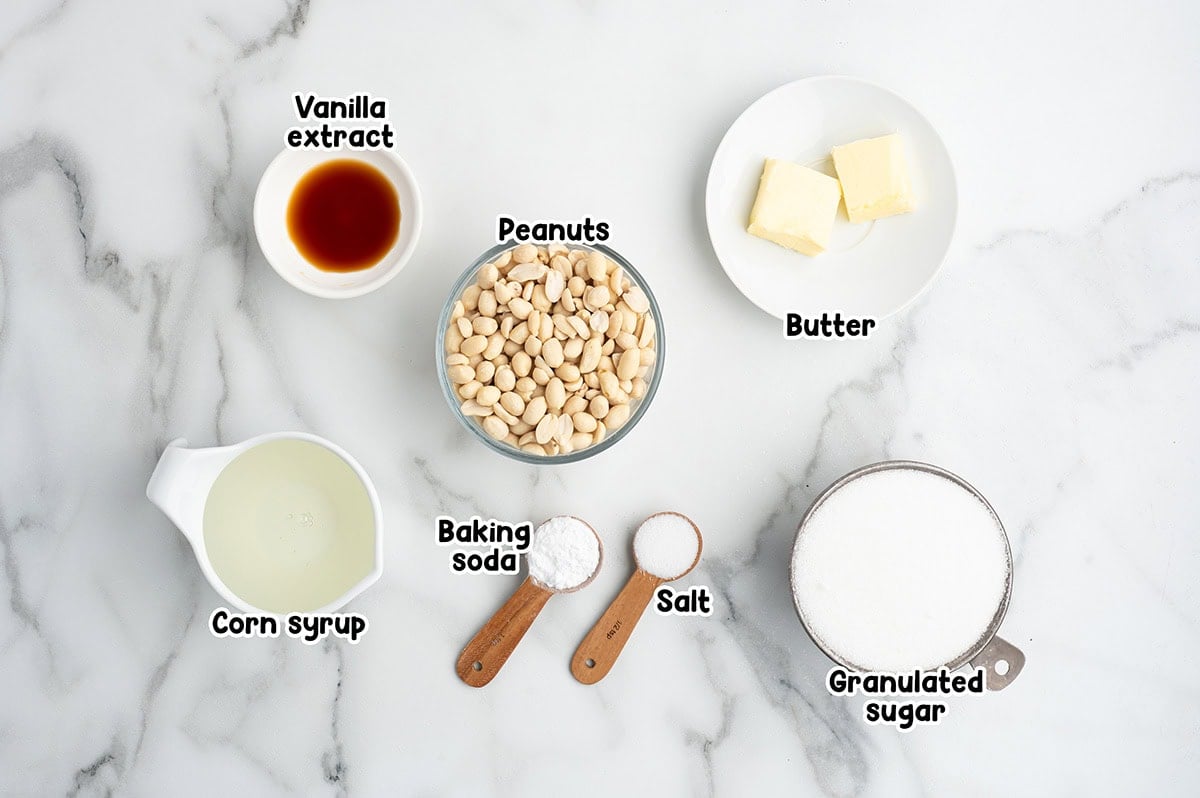 microwave peanut brittle ingredients.