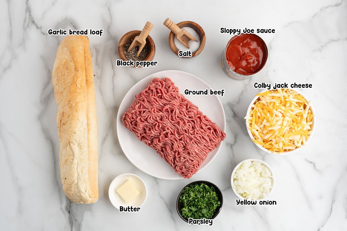 sloppy joe breadstick.