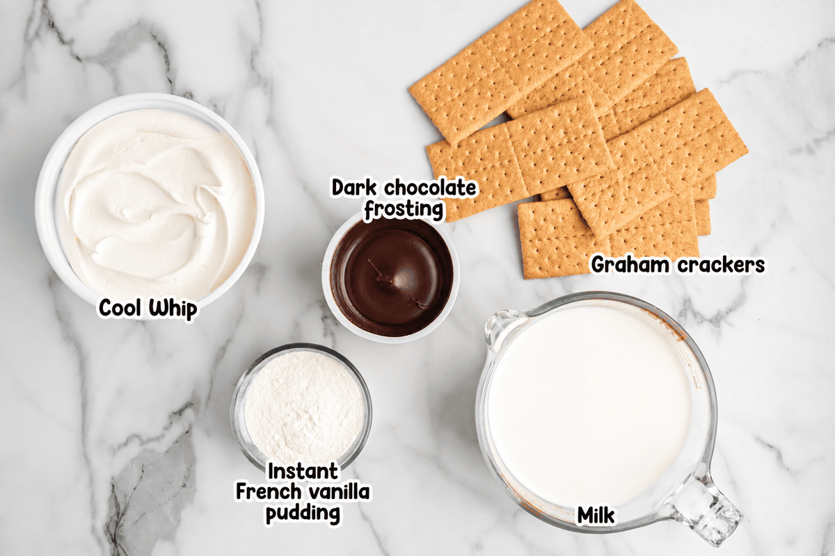 ingredients for eclair cake