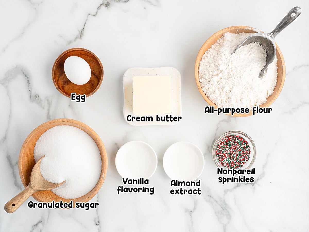 Spriitz Cookies Ingredients.